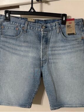 Levi's 501 Original Light Blue Denim Men’s Shorts